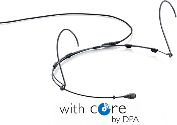 d:fine CORE 4066 Omni Headset Mic, TA4F Mini-XLR (black)