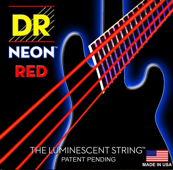 DR Strings NRB6-30 6 String Medium (red)