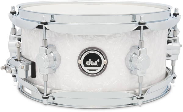 DWe Side Snare Bundle 5x10" (White Marine Pearl Finish Ply)