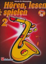 Hören Lesen und Spielen für Altsaxophon Band 2