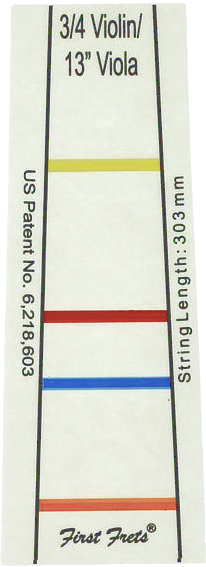 Don't Fret First Frets / 3/4 Violin / 13'' Viola (303 mm)