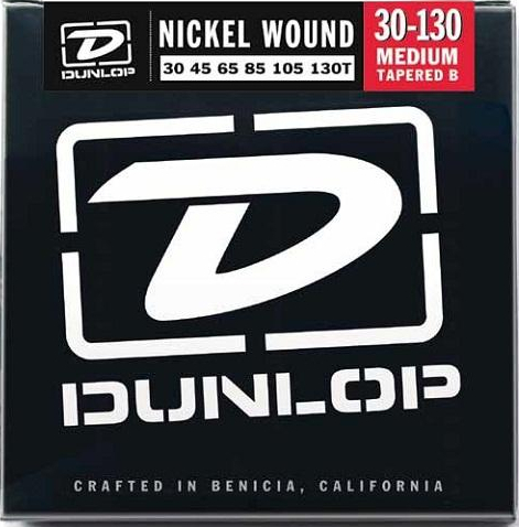 Dunlop DBN30130T Nickel Pl. R./W. Long Sc. Medium Tapered (.030-.130)