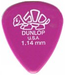 Dunlop Delrin 500 Standard Red Magenta - 1.14