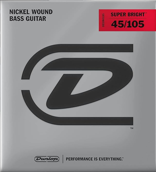 Dunlop El. Bass 'Super Bright' / Super Bright Long Sc. Light (.045-.105 / nickel wound)