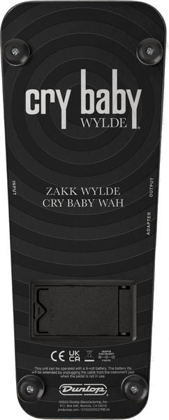 Dunlop MDU WA45 Zakk Wylde Signature Cry Baby Wah
