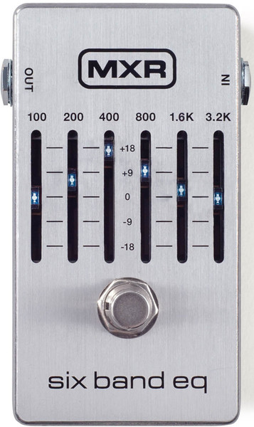 Dunlop MXR M109S 6-Band Graphic EQ (Silver)