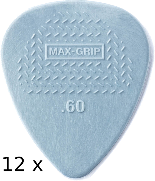 Max-Grip Standard Guitar Pick .60 mm / Player's Pack (12 picks)