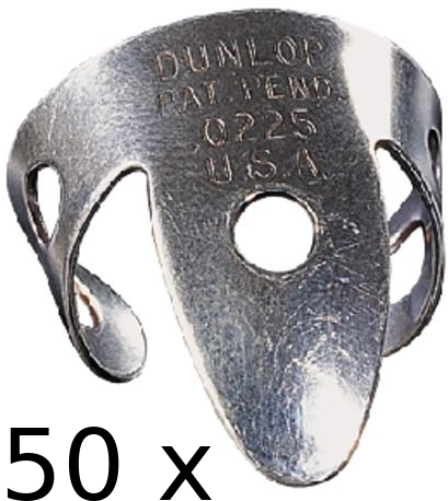 Nickel Silver Fingerpick 0.025mm (50 picks)