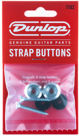 Jim Dunlop SLS1031N Strap Lok In Nichel Per Chitarra E - Foto 3
