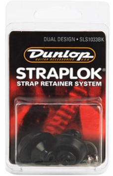 Dunlop Straplock System Dual Design Set of 2 (black oxide)