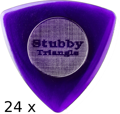 Stubby Triangle Dark Purple - 3.00 (24 picks)