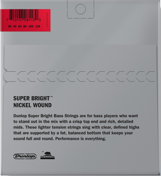 Dunlop Super Bright Bass Strings Set (stainless steel)