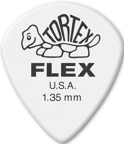 Dunlop Tortex Flex Jazz III XL White - 1.35