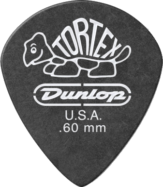 Dunlop Tortex Pitch Black Jazz - 0.60