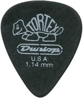 Dunlop Tortex Pitch Black Standard - 1.14 (72 picks)