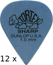 Tortex Sharp Blue - 1.00 (12 picks)