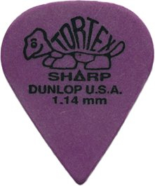 Dunlop Tortex Sharp Purple - 1.14
