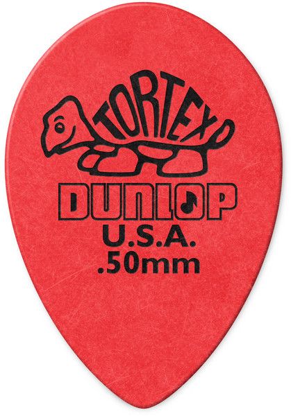 Dunlop Tortex Small Teardrop Red - 0.50