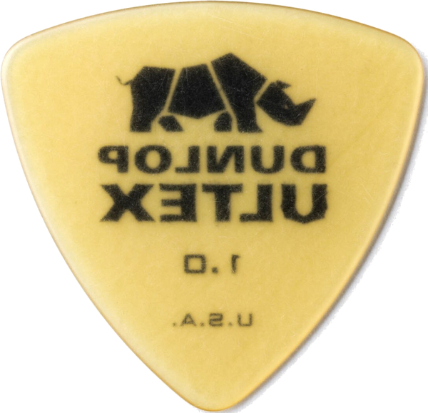 Dunlop Ultex Triangle Amber - 1.00 (6 picks)