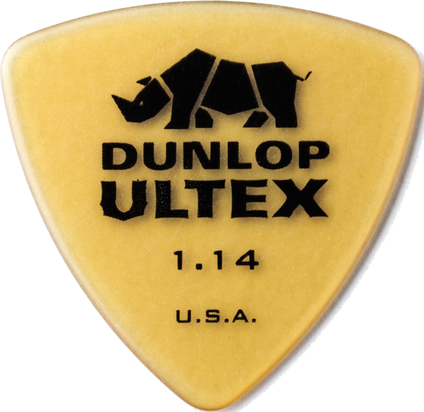 Dunlop Ultex Triangle Amber - 1.14 (6 picks)