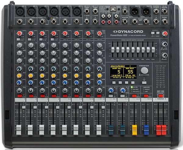 Dynacord PowerMate 600-3 8-Channel Powered Mixer - Sound Productions