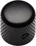 EMG Flat Dome Knob (black satin)