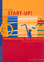 Edition Conbrio Start Up Janosa Felix / Improvisation für Einsteiger (incl. CD)