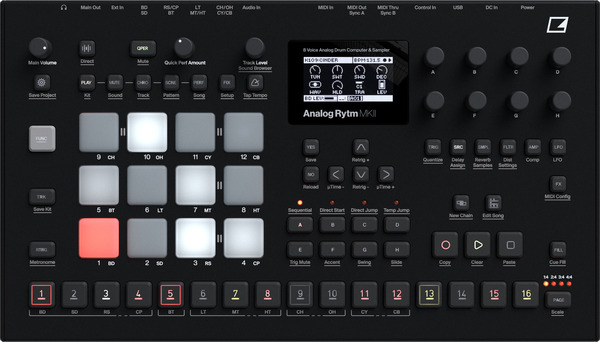 Elektron Analog Rytm MKII (black) | MusiX