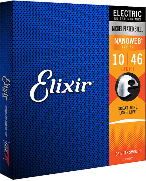 Elixir NanoWeb Plated Plain Steel Set of 5 Packs (light / .010-.046)