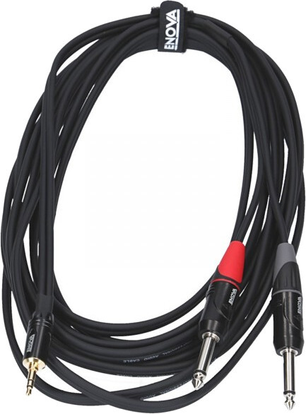 Jack 3.5 mm to 1/4" plug 2 Pole Adapter Cable (1m)