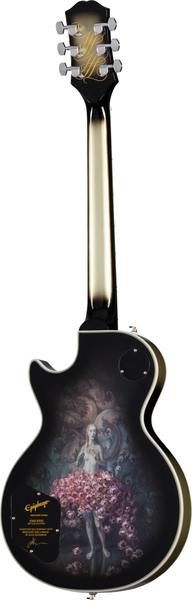 Les Paul Custom Adam Jones / Portrait with Rose Skirt and a Mouse (silver burst - Art Collection)
