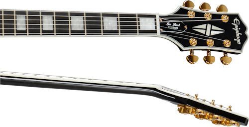 ギター Epiphone Les paul custom  Ebony Epiphone Les Paul Custom Ebony 2005 – Chicago Music Exchange