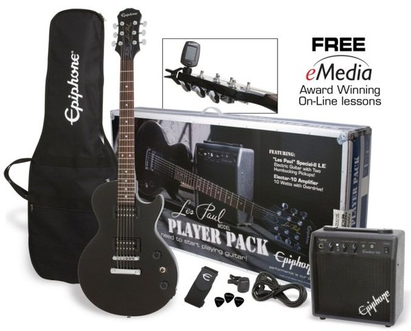 Epiphone Les Paul Player Pack (ebony)