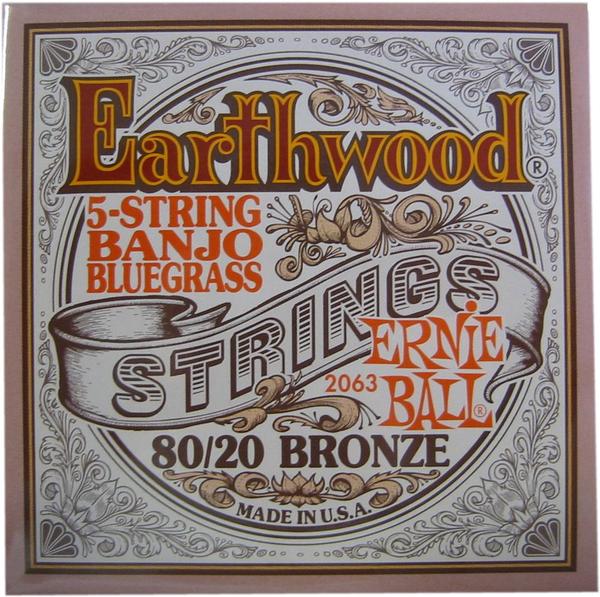 Ernie Ball 2063 Earthwood 5-string Banjo Bluegrass