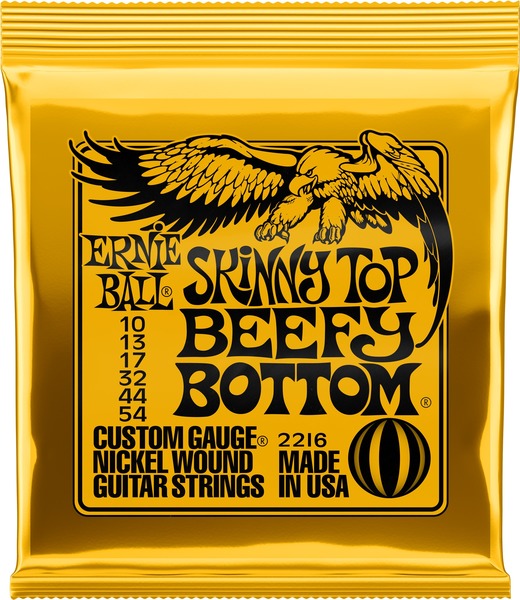 Ernie Ball 2216 Skinny Top Beefy Bottom Slinky 010-054