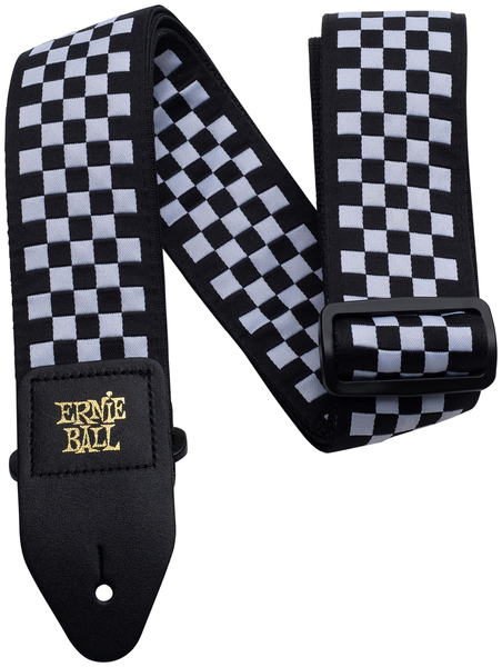 Ernie Ball 4149 Polypro Strap (black/white checkered)