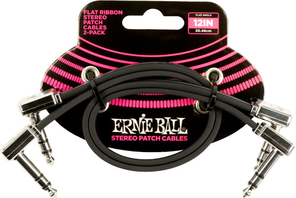 Ernie Ball 6405 2-Pack Patch Cable (30cm)