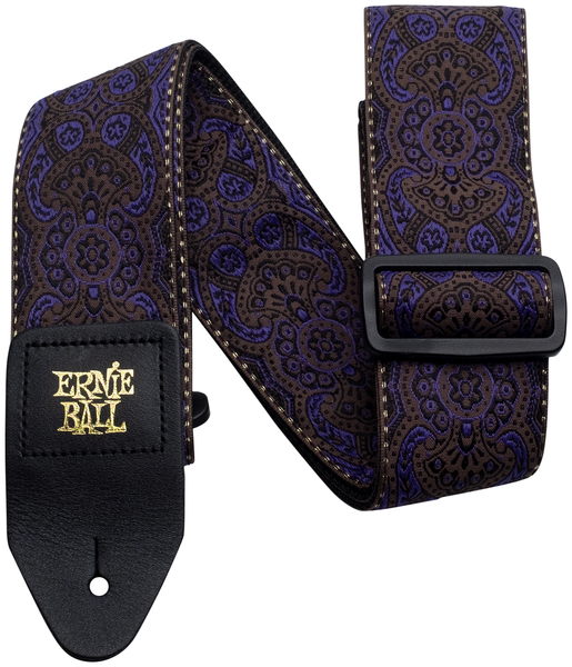 Ernie Ball Jacquard 4164 Strap (imperial paisley purple)