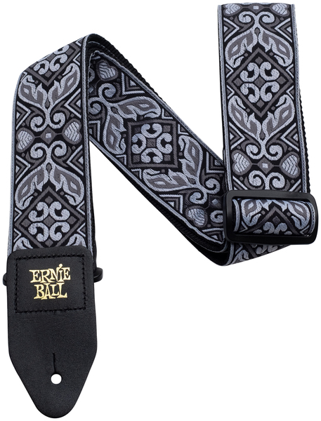 Ernie Ball Jacquard 4166 Strap (tribal silver/white)