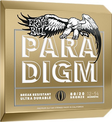 Ernie Ball Paradigm Acoustic Strings 2086 / 80/20 Bronze (12 - 54, medium light)