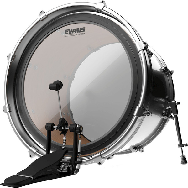 Evans EMAD Clear Bass drum BD22EMAD (22')