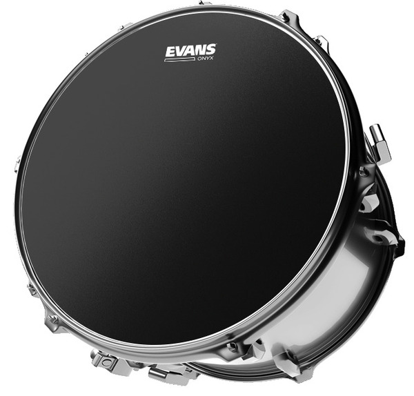 Evans Onyx Tom Drumhead B08ONX2 (black, 8')