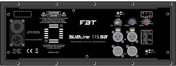 FBT Subline 115SA (black)
