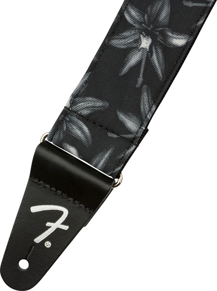 Fender 2'' Hawaiian Strap (black floral)