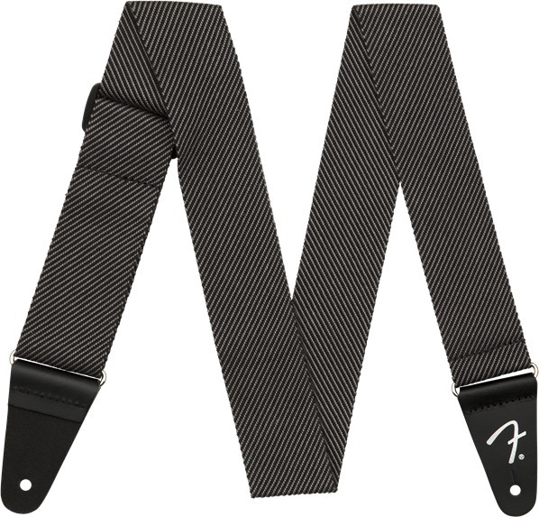 2" Modern Tweed Strap (grey black)