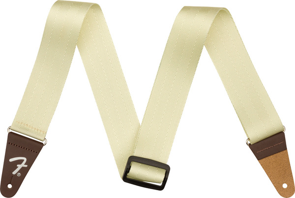 Fender Am Pro Seat Belt Strap (olympic white)