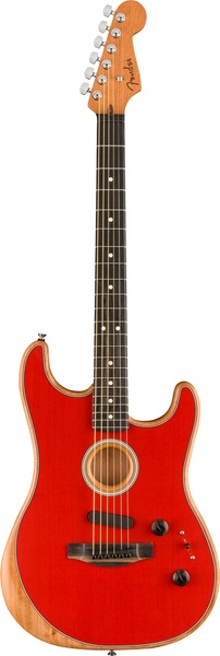 American Acoustasonic Stratocaster (dakota red)