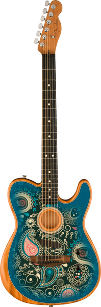 Fender American Acoustasonic Telecaster (blue paisley)