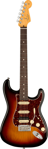 American Pro II Strat HSS RW (3 color sunburst)