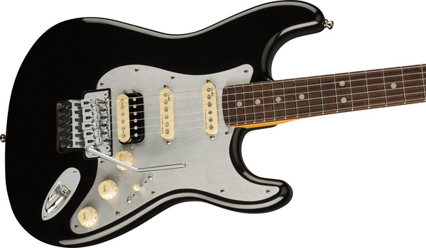 Fender American Ultra Luxe Strat HSS FR RW (mystic black)